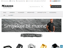 Tablet Screenshot of marjoe.dk